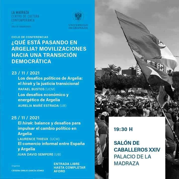 Ciclo de conferencias: ¿Qué está pasando en Argelia? movilizaciones hacia una transición democrática