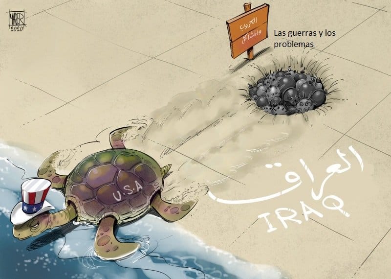 La retirada estadounidense de Iraq deja tras de sí guerras y crisis en el país, Yaser Ahmad, Al Arab, 14.07.2020