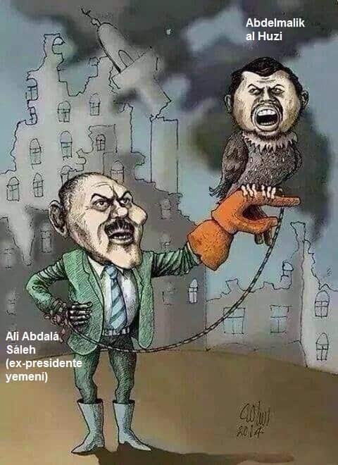 "Yemen: el ex presidente Saleh y su halcón Al Huzi" por Osama