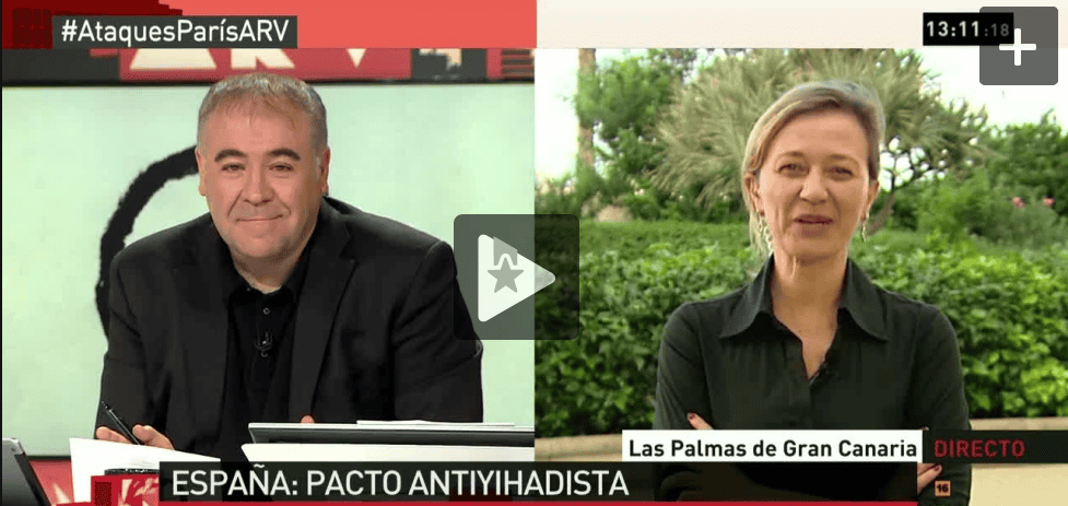 Intervención de Pedro Rojo, presidente de la Fundación Al Fanar, en el programa Al Rojo Vivo sobre el pacto antiyihadista en España