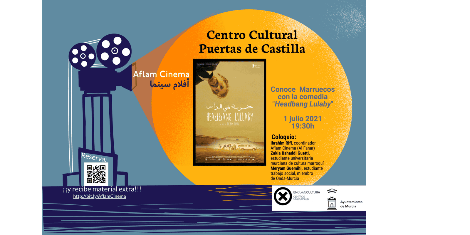 Aflam Cinema estrena en Murcia el primer cinefórum con la comedia marroquí "Headbang Lullaby"