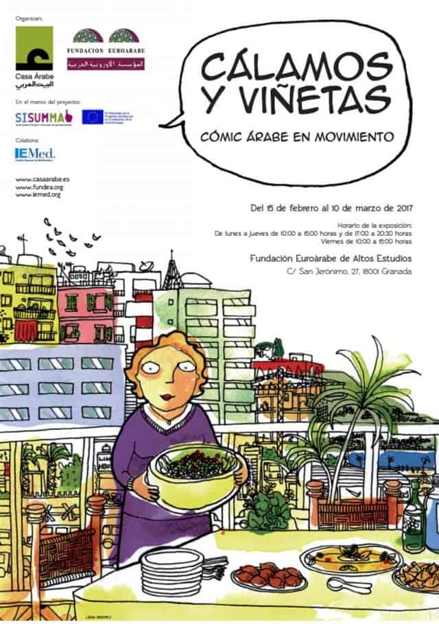 La exposición  'Cálamos y Viñetas. Cómic Árabe en movimiento' en la Fundación Euroárabe de Granada hasta el 10 de marzo