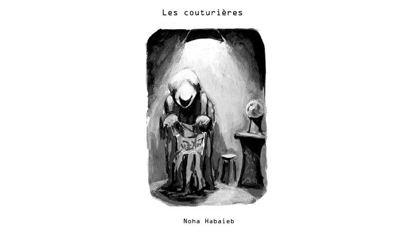 Extracto del cómic “Las costureras” de Noha Habaieb en versión catalana