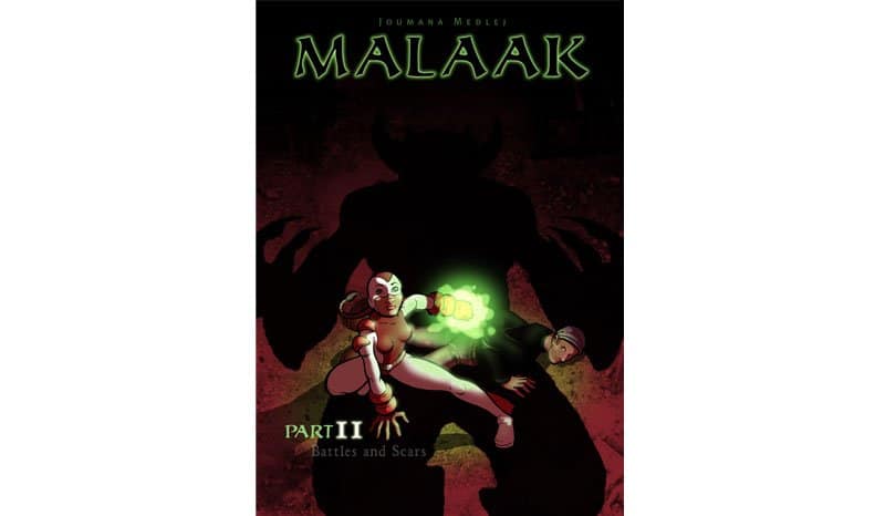 Extracto del cómic “Malaak, Ángel de la Paz” de Joumana Medlej en versión catalana