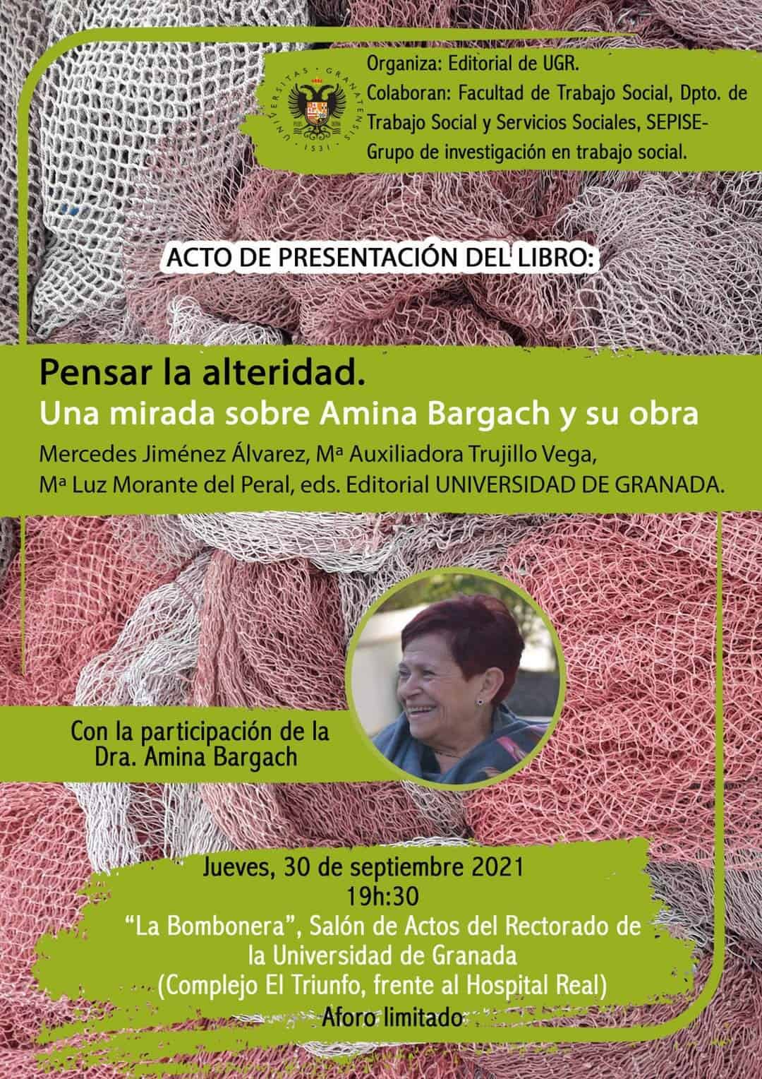 Acto de presentación del libro: Pensar la alteridad. Una mirada sobre Amina Bargach y su obra