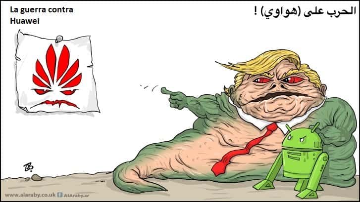 EEUU declara la guerra a la compañía de telefonía móvil Huawei, Emad Hayyach, 21.05.2019, Al Arabi al Yadid