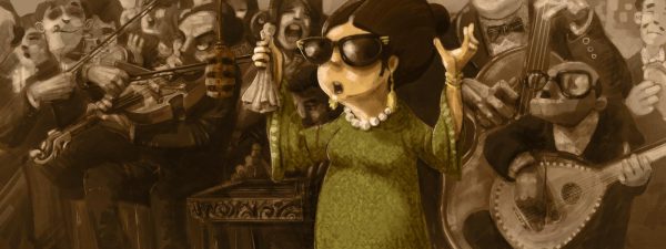 Seif Eddine Nechi hace renacer a los grandes de la música árabe en sus ilustraciones