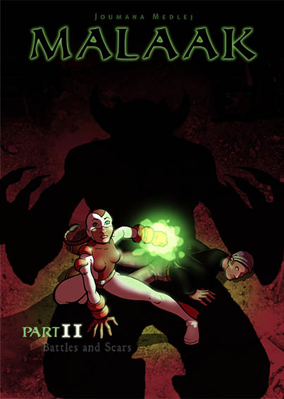 Extracto del cómic "Malaak, Ángel de la Paz" de Joumana Medlej