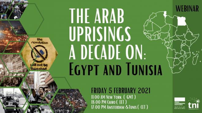 Webinar: The Arab uprisings a decade on Egypt and Tunisia
