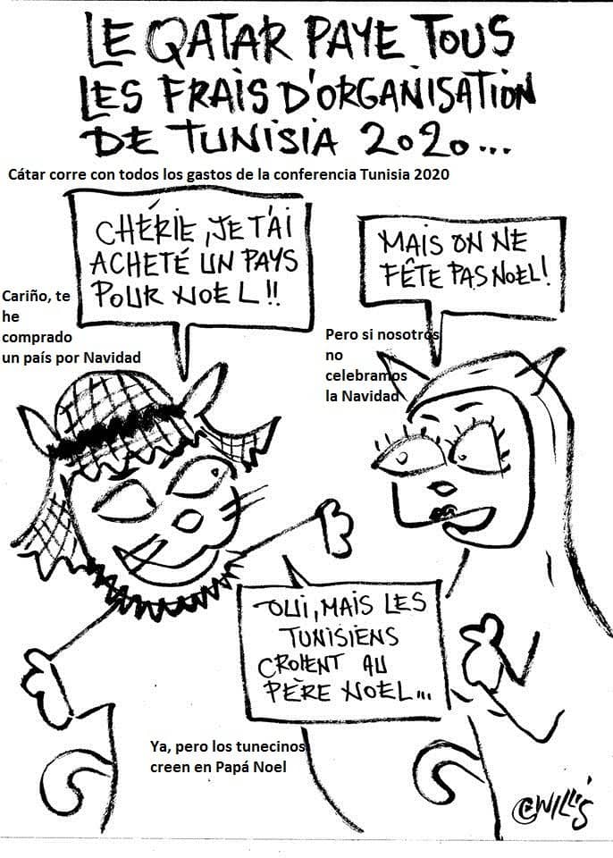 Conferencia de inversión en Túnez financiada por Cátar, Willi from Tunis, 01.12.2016