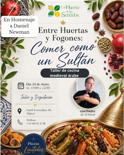 Comer como un Sultán, taller de cocina medieval árabe